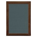 United Visual Products Outdoor Enclosed Combo Board, 72"x36", Black Frame/Green & Pearl UVCB7236ODB-GREEN-PEARL